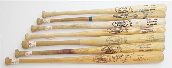 - Pitchers Game Used Bat Collection (7)