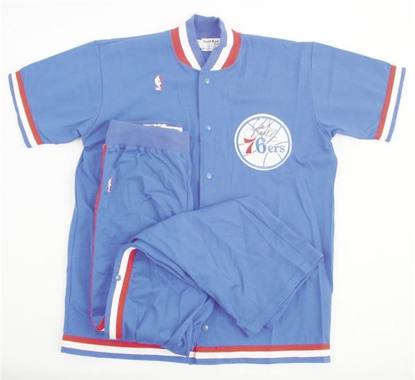 - 1989 Charles Barkley Autographed Game Worn Philadelphia 76ers Warm-Up