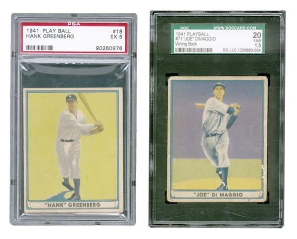 1940 & 1941 Playball Collection w/ DiMaggio