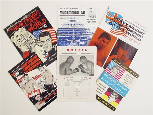 Muhammad Ali - Scarce Muhammad Ali Program Collection (15)