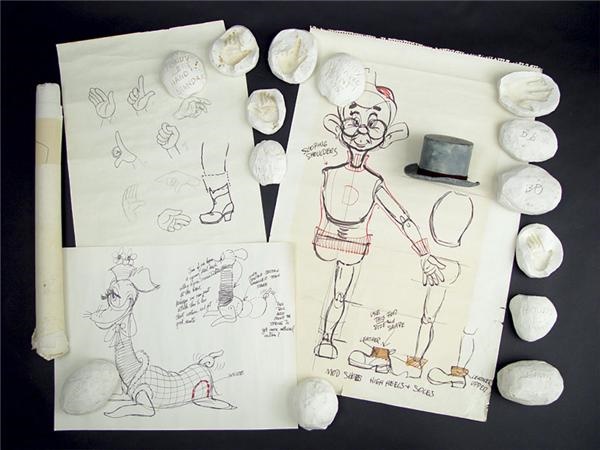 TV - Howdy Doody Original Molds and Design Sketch Collection (25)