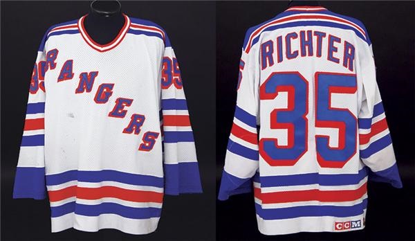 Hockey Sweaters - 1994-95 Mike Richter Game Worn Jersey