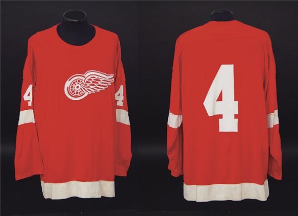 Hockey Sweaters - Early 1970’s Detroit Red Wings Game Worn Arnie Brown Jersey