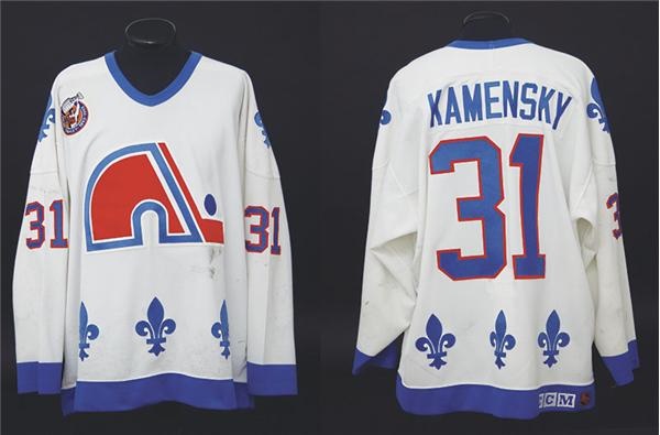 Hockey Sweaters - 1992-93 Valeri Kamensky Game Worn Jersey