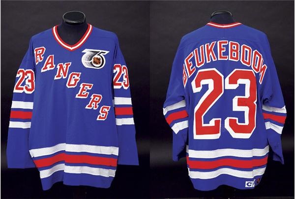 Hockey Sweaters - 1991-92 Jeff Beukeboom Game Worn Jersey
