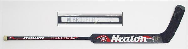 Martin Brodeur 96-97 Game Used Autographed Stick