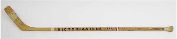 - Rare WHA Ron Ward Game Used Stick Signed by the NY Raiders/Golden Blades