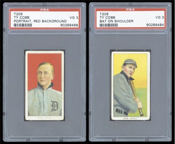 - T206 HOF Collection (7) w/ two Ty Cobb