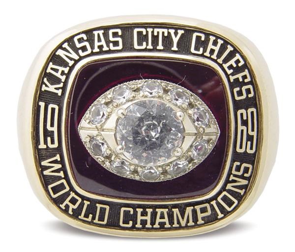 Football - 1969 Kansas City Chiefs World Champions Ring