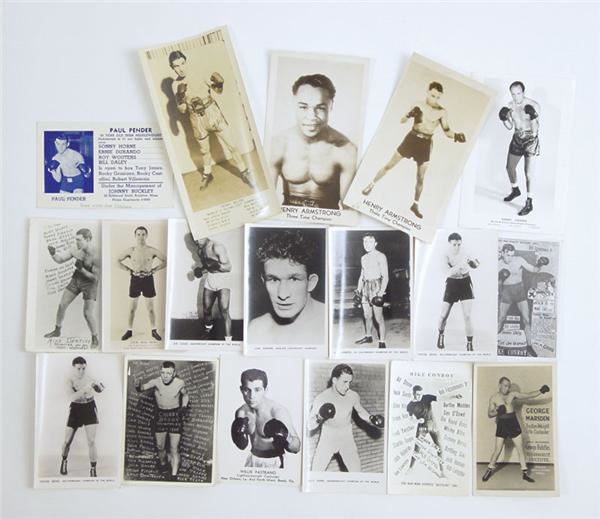 Muhammad Ali & Boxing - 1930s-60s Boxing Advertising Cards (100).
