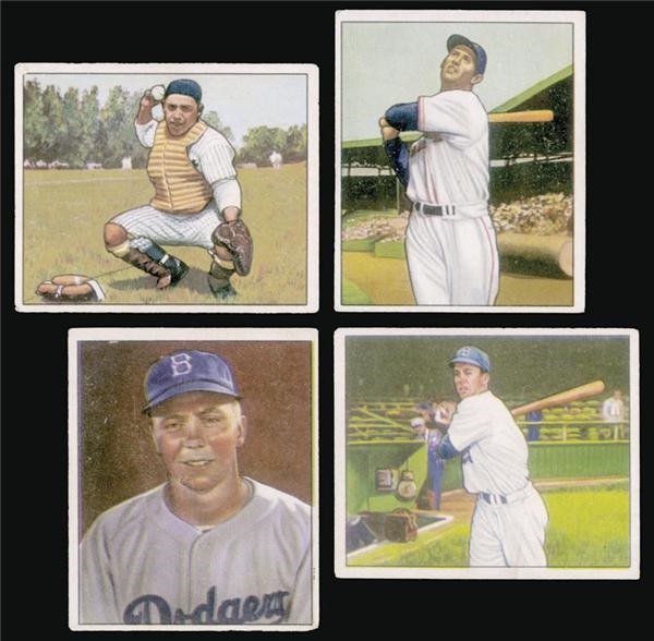 Baseball and Trading Cards - 1950 Bowman Baseball Near Set (232/252)