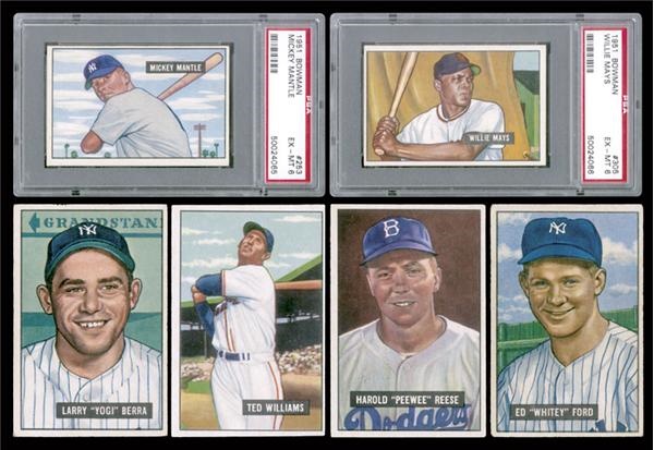 Baseball and Trading Cards - 1951 Bowman Baseball Near Set (299/324)