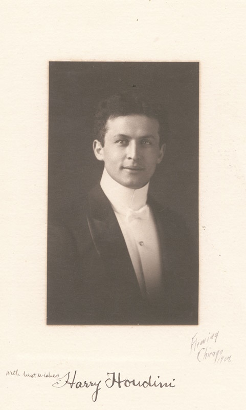 1904 Harry Houdini Signed Photo