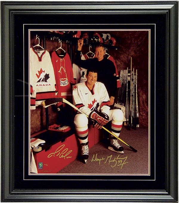 Guy Lafleur Montreal Canadiens Signed Retired Jersey Number 20x24 Frame 