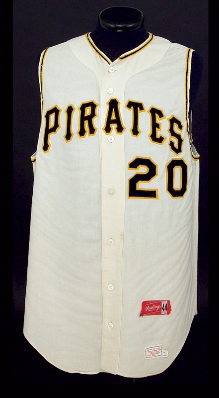Clemente and Pittsburgh Pirates - 1968 Pittsburgh Pirates Game Worn #20 Jersey