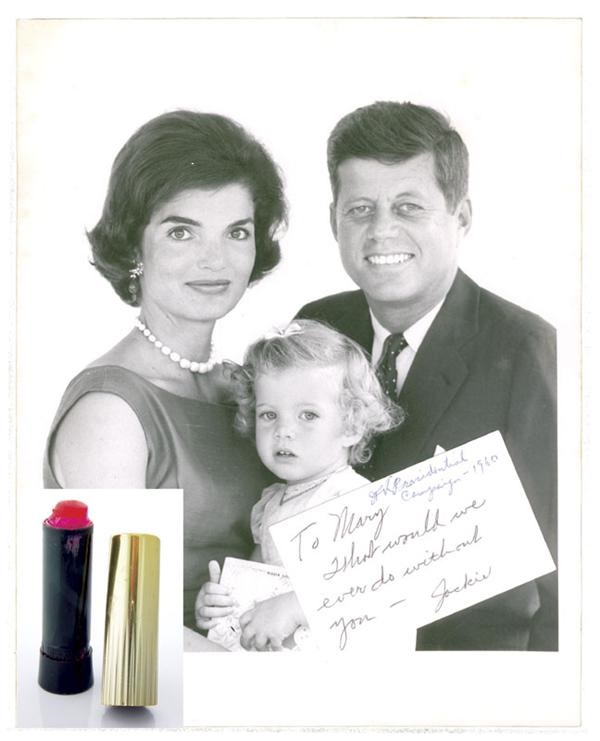 Jacqueline Kennedy Photo and Lipstick