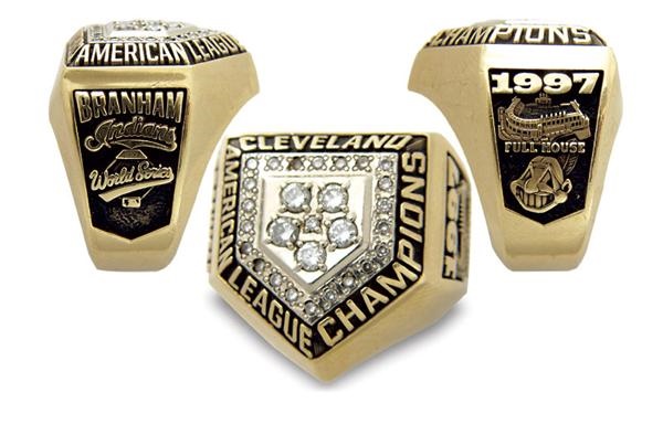 1997 Cleveland Indians AL Champions Ring