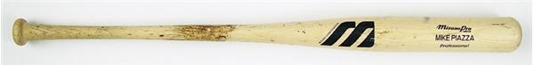 Bats - 2002 Mike Piazza Game Used Bat (34.5")