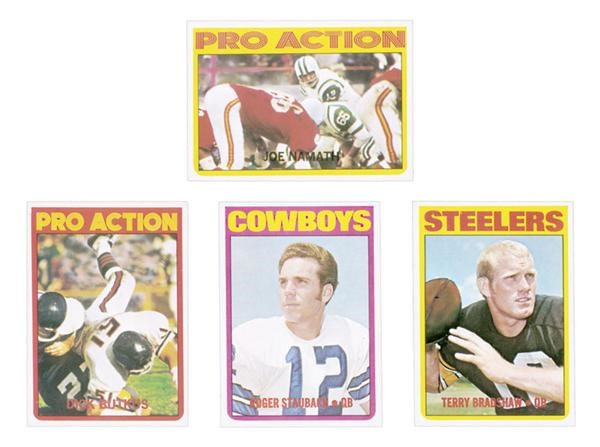 Football Cards - 1972 Topps Football Set