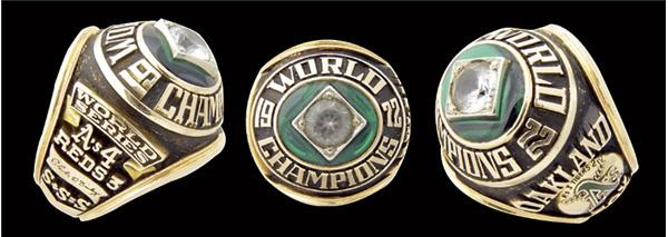 1972 Oakland Athletics World Series Championship Ring – Best