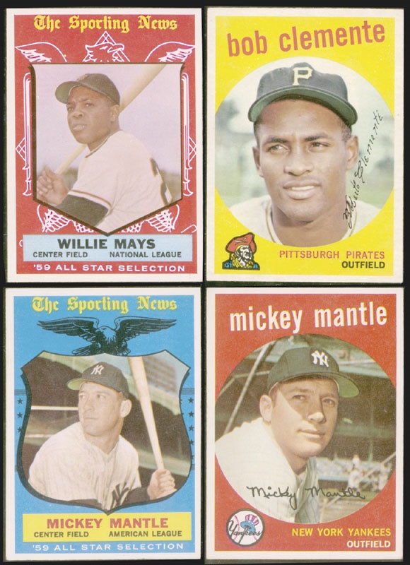 Baseball and Trading Cards - 1959 Topps Baseball Near Complete Set (565/572)