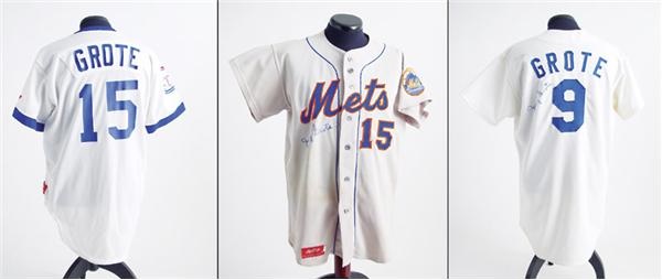 Baseball Jerseys - Jerry Grote Autographed Game Worn Jerseys (3)