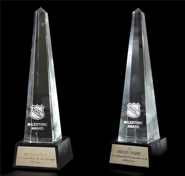 Brad Park Collection - Brad Park's Milestone Awards (2)