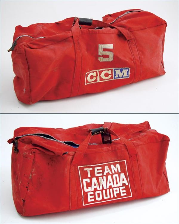Brad Park Collection - 1972 Team Canada Equipment Bag.