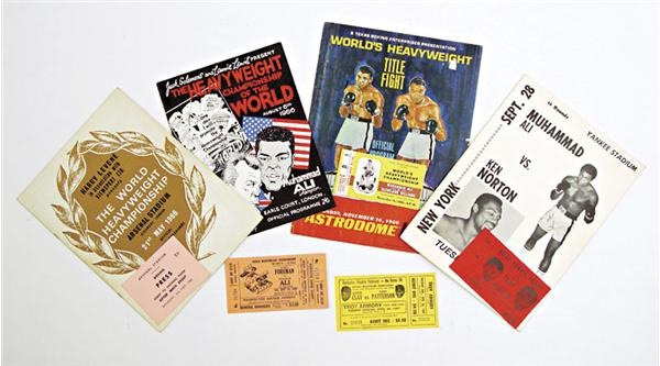 Massive Cassius Clay-Muhammad Ali Program & Ticket Collection (38)