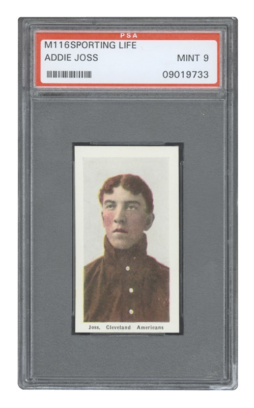 Baseball and Trading Cards - 1911 Sporting Life Addie Joss PSA 9