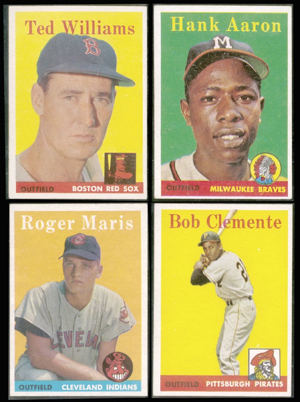 Baseball and Trading Cards - 1958 Topps Baseball Near Complete Set (480/494)