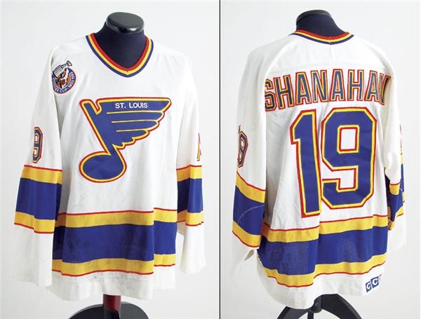 1992-93 Brendan Shanahan St. Louis Blues Game Worn Jersey