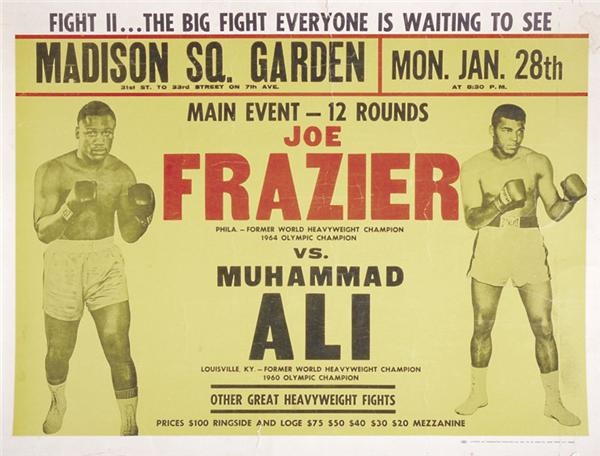 - Muhammad Ali - Joe Frazier II Site Poster (30x23")