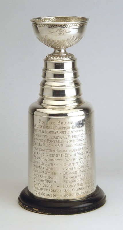 - Fred Stanfield's 1969-70 Boston Bruins Presentational Stanley Cup Trophy (13")