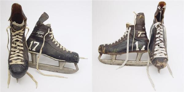 Fred Stanfield Collection - Fred Stanfield's 1970 & 1972 Stanley Cup Game Worn Skates