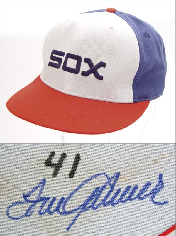 Baseball Equipment - 1984 Tom Seaver Autographed Game Worn Cap