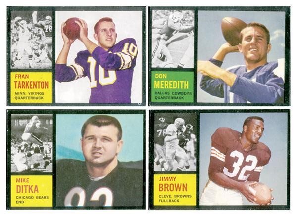 Football Cards - 1962 Topps Football Complete Set