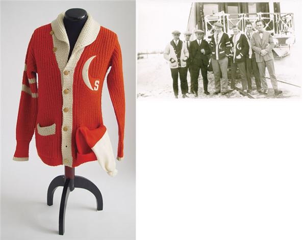Andy Aitkenhead Collection - 1926-27 Saskatoon Sheiks Wool Cardigan Sweater