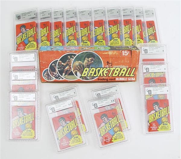 Unopened Cards - 1974/75 Topps Basketball Wax Box