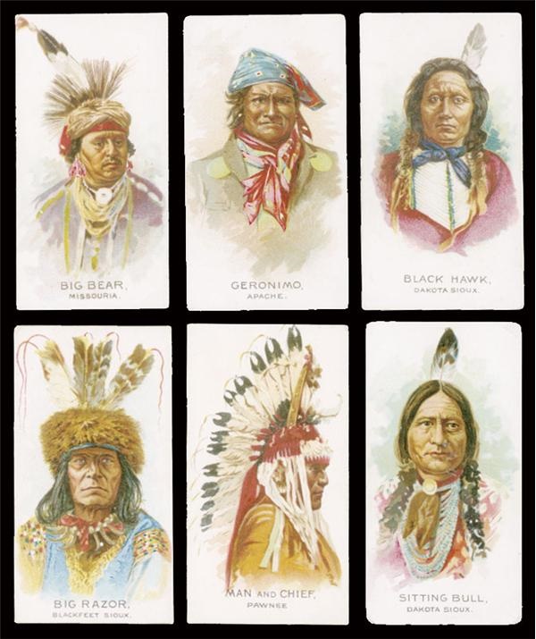 - N2 1888 Allen & Ginter “Celebrated American Indian Chiefs” Complete Set