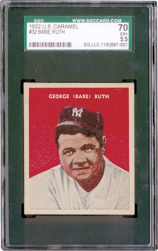 - 1932 U.S. Caramel Babe Ruth #32 SGC 70