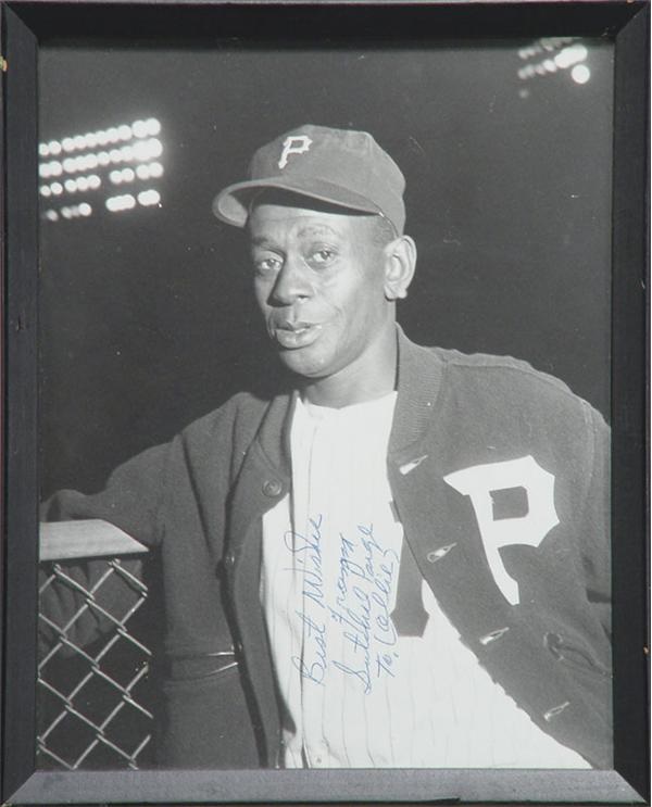 Baseball Memorabilia - Satchel Paige Signed Photograph (8x10")