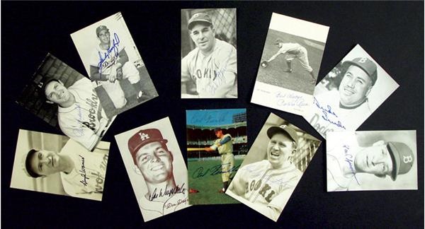 Brian Strum Collection - Brooklyn Dodgers Signed Photos, Postcards & Exhibits (151)