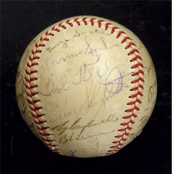 Brian Strum Collection - 1949 All Stars Signed Baseball