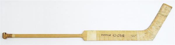 - Johnny Bower Game Used Stick (59.5")
