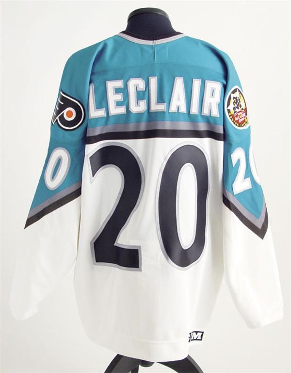 Hockey Sweaters - 1996 John LeClair Autographed Game Worn All Star Jersey
