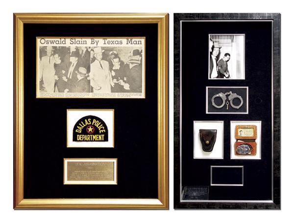 Americana Autographs - Lee Harvey Oswald Handcuffs and Historic Dallas Police Memorabilia