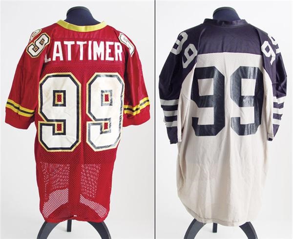 Film Worn Football Jerseys