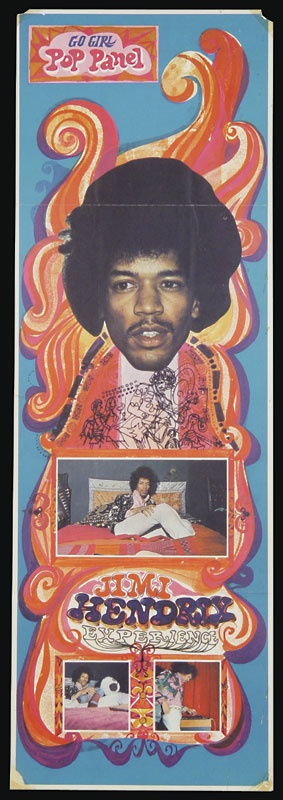 Jimi Hendrix Magazine Poster Panel (10x30")