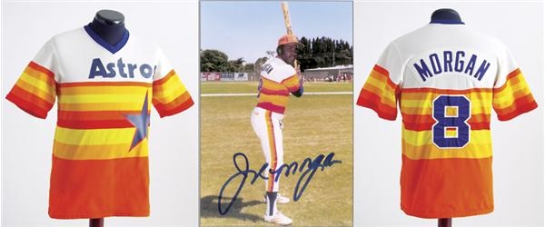 Baseball Jerseys - 1980 Joe Morgan Game Worn Jersey